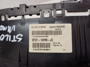 FIAT STILO 01- 1.9JTD SADA STARTOVACÍ JEDNOTKA IMOBILIZÉR 55191208