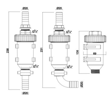FERDOM neutralizator kondensatu pieca CO +5x WKŁAD