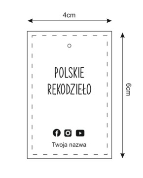 Подвески ручной работы Теги Handicraft 100 шт.