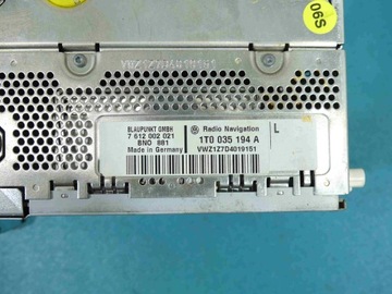 РАДИОНАВИГАЦИОННАЯ VW TOURAN I 04R 1T0035194A