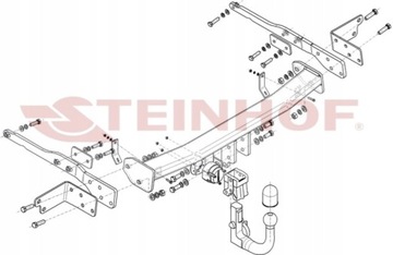 AUTOMAT ZAŘÍZENÍ(HÁK) TÁŽNÝ FORD S-MAX MK2 II OD2015+FL
