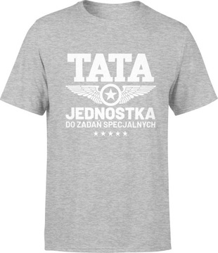 MĘSKA KOSZULKA PREZENT DLA TATY NA DZIEŃ OJCA R S T-SHIRT MĘSKI TSHIRT