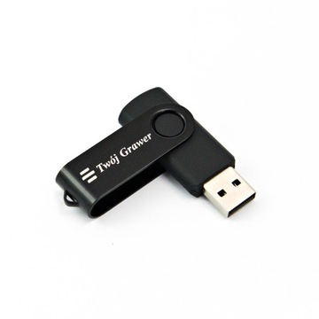 USB-накопитель емкостью 4 ГБ с гравированным логотипом