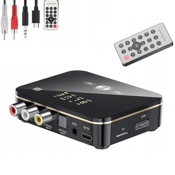 АДАПТЕР ПЕРЕДАТЧИК ПРИЕМНИК BLUETOOTH 5.0 NFC AUX