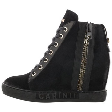 Buty Damskie Sneakersy Carinii Czarne B5714