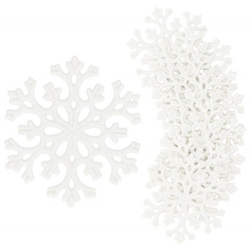 ПОДВЕСКИ «РОЖДЕСТВЕНСКАЯ ЕЛКА» набор из 8 шт. КУЛОН «СНЕЖИНКИ» 8см