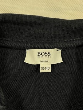 Hugo Boss Polo Dziecięce Męskie Granat Logo 10Y