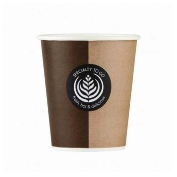 Kubki papierowe do kawy - 250ml - ø80mm - 80sztuk (do dalszej odsprzedaży)