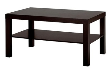 IKEA LACK STÓŁ STOLIK KAWOWY ŁAWA Z PÓŁKĄ CIEMNY