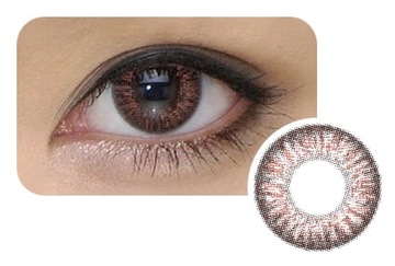Kolorowe soczewki kontaktowe COOL LOOK Brown 2szt
