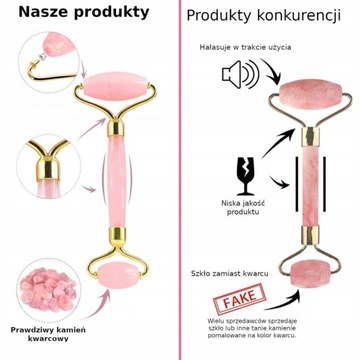 НАБОР КВАРЦЕВЫХ ВАЛИКОВ ДЛЯ ЛИЦА GUA SHA STONE
