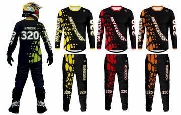KOMPLET CROSS MOTO QUAD ENDURO MOTOCROSS NADRUK