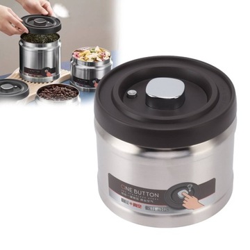 POJEMNIK NA HERBATĘ KAWĘ PRÓŻNIA PIECZĘĆ 1100ML