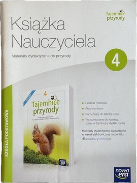 TAJEMNICE PRZYRODY klasa 4 ksiązka nauczyciela