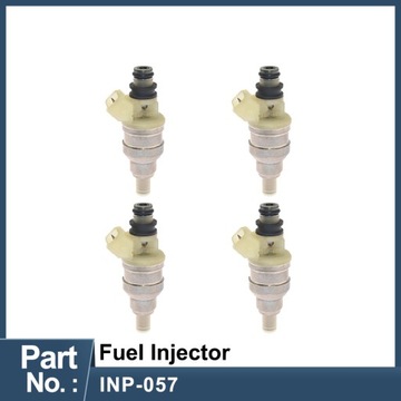 4 szt. Wtryskiwacz paliwa INP-057 do Mitsubishi Mighty Max, Plymouth Laser