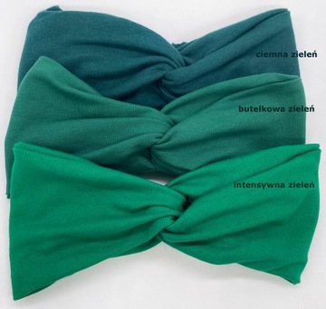 Женская повязка на голову Тюрбан Intense Green