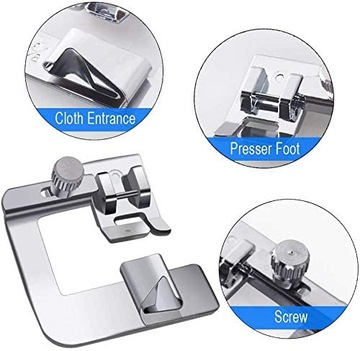 Лапка для швейной машины с закругленным краем, прижимная лапка, 6 шт.