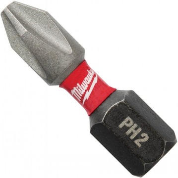 BIT KOŃCÓWKA UDAROWA SHOCKWAVE PH2 2szt MILWAUKEE