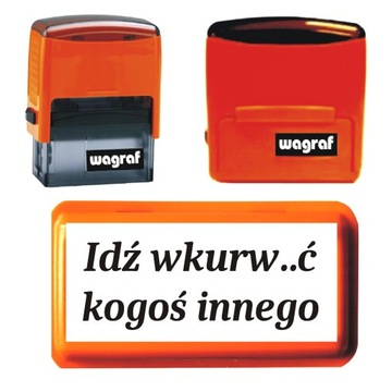 Pieczątka do biura z humorem śmieszna GADŻET Wagraf b2s PREZENT