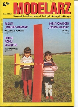 Modelarz 6/1998 op Casimir Pulawski, Pu 29 B/W