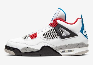 Buty Sportowe Męskie NIKE AIR JORDAN 4 WHAT THE CI1184-146 White Red r 46