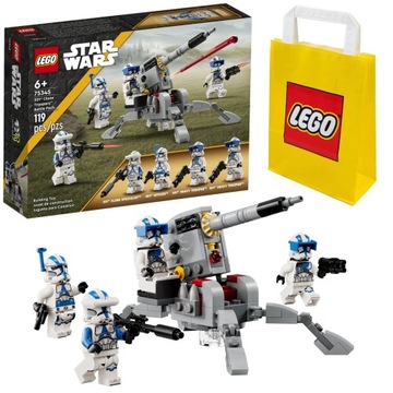 LEGO STAR WARS BLOCKS 75345 ФИГУРКИ СОЛДАТ-КЛОНОВ 501-го ЛЕГИОНА + СУМКА