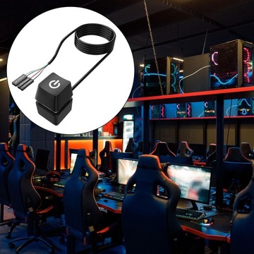 Komputer stacjonarny Przełącznik zasilania Przełącznik biurkowy, komputer 1.65m kabel