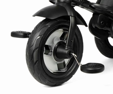 Трехколесный велосипед детский 10м + коляска Rito Deluxe Rubber Qplay