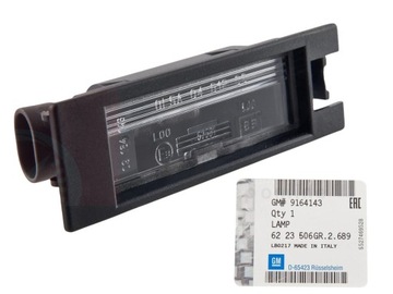 LAMPKA TEBLICY REJ. OPEL VECTRA C INSIGNIA ASTRA