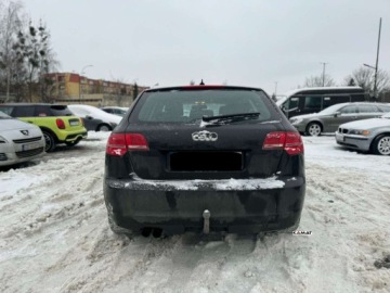 Audi A3 8P Hatchback 3d 2.0 TDI PD 140KM 2008 Audi A3 Sportback Audi A3 Sportback 2,0 Diesel Bogate Wyposazenie Hak Zami, zdjęcie 8