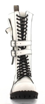 СТАЛЬНОЙ БЕЛЫЙ ГЛАНС С ЧЕХЛОМ ДЛЯ НОЖА И РЕМЕШКАМИ 20 ОТВЕРСТИЙ