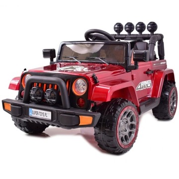 MEGA JEEP FULLTIME, NAPĘD 4X4, 1X12V ,WOLNY START/