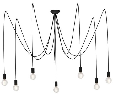 NOWODVORSKI LAMPA SUFITOWA 6785 SPIDER BLACK ZWIS