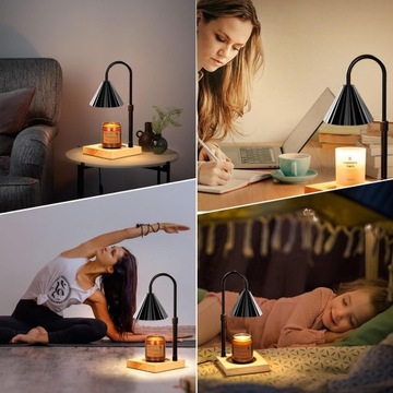 НАГРЕВАТЕЛЬ СВЕЧИ ЭЛЕКТРИЧЕСКАЯ АРОМАТИЧЕСКАЯ ЛАМПА С ТАЙМЕРОМ НАГРЕВАЕТ СВЕЧИ