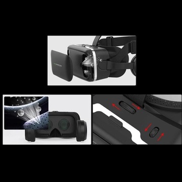 oshhni VR SHINECON 6.0 VR Гарнитура Очки виртуальной реальности Наушники 3D