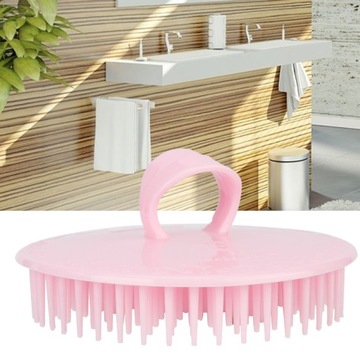 Ручной силиконовый шампунь для массажа кожи головы, расческа для мытья головы GL.