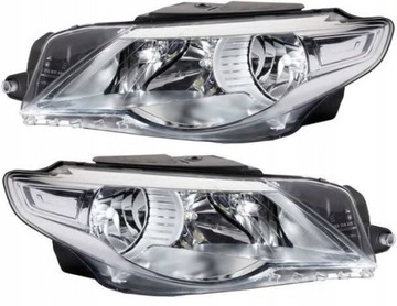VW PASSAT CC REFLEKTOR LAMPA LEWA PRAWA ZESTAW DOŚWIETLANIE ZAKRĘTÓW 08-12