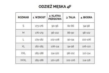 Koszulka męska 4F granat S