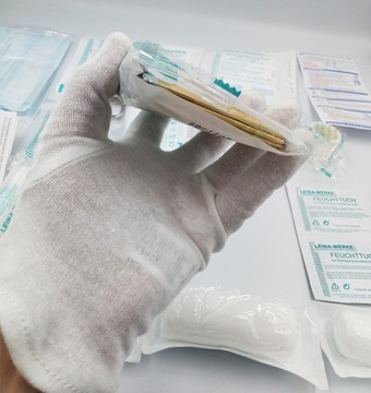 WYPOSAŻENIE DO APTECZKI PIERWSZEJ POMOCY DIN 13164