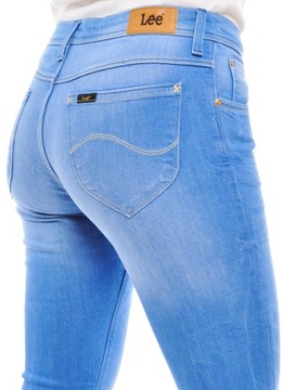 LEE spodnie BLUE low JEANS slim JADE W31 L33