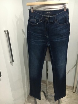 marks spodnie dżinsy rozciągliwe proste 38