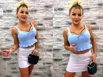 МОДНАЯ ЧЕРНАЯ УЗКАЯ МИНИ-ЮБКА, ЛЕНТА-КАРАНДАШ, XS/S