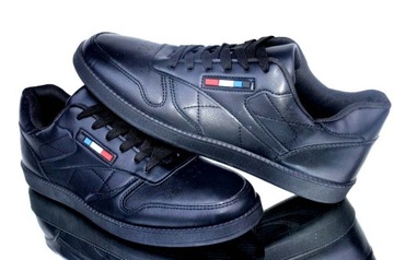 BUTY SPORTOWE ADIDASY PÓŁBUTY CZARNE TRAMPKI LEKKIE MODNE DO PRACY RUNN