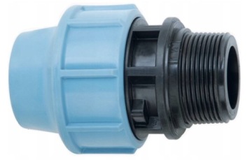 РЕЗЬБОВОЙ СОЕДИНИТЕЛЬ ДЛЯ ПЭ ВОДОПРОВОДНЫХ ТРУБ 20 x 3/4 М