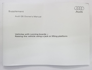 Домкрат оригинальный Audi Q5 8R 8R0071029