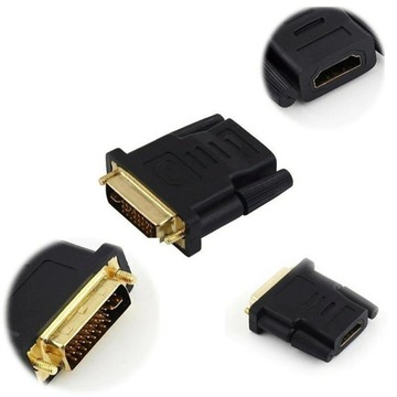 КОНВЕРТЕР АДАПТЕРА HDMI В DVI АДАПТЕР FHD 4K