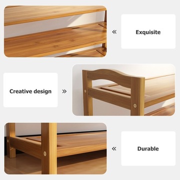 ПОЛКА ДЛЯ ОБУВИ 5-ЯРУСНАЯ БАМБУКОВАЯ ПОЛКА ДЛЯ ОБУВИ ДЛЯ ЗАЛБАЛКОНА