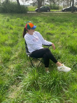 Складной стул для рыбалки, туристический стул для рыбалки в кемпинге