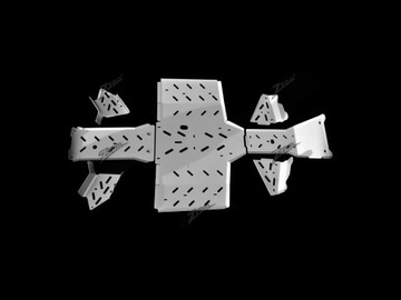 АЛЮМИНИЕВЫЕ НИЖНИЕ КРЫШКИ ZYGO CF-MOTO 500 MAX LONG