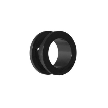 Akryl tunel odkręcany 22mm czarny